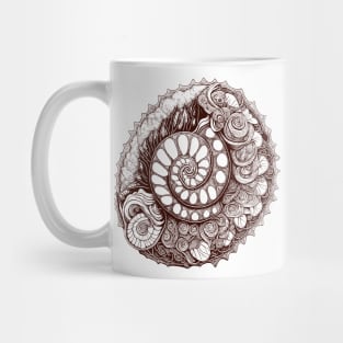 Floral Snail Mug